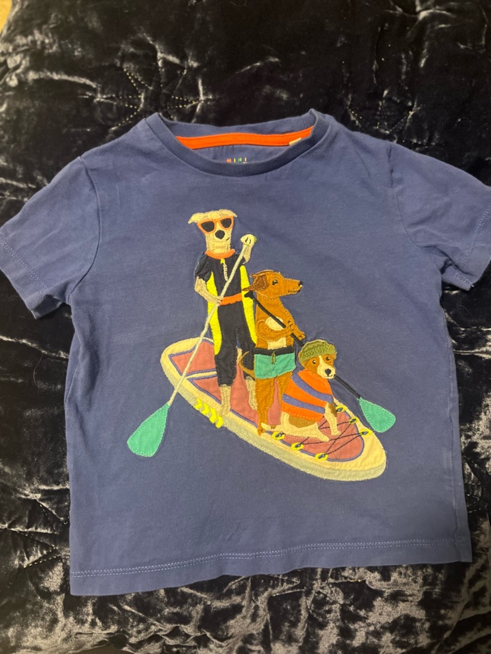 🛶 Mini Boden Dog Paddle Board Appliqué Tee
